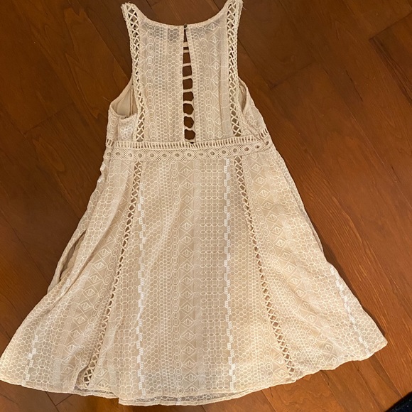 NWOT free people wherever you go crocheted mini dress size 0 - Picture 1 of 8